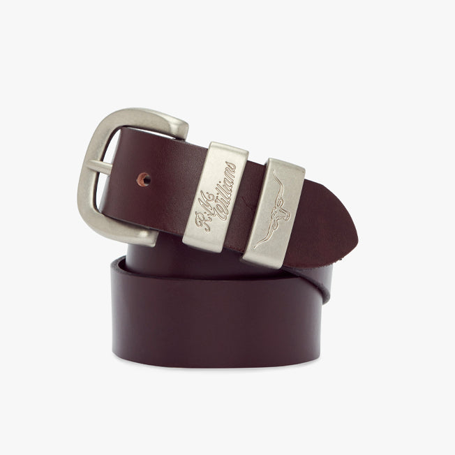 RM Williams 3 Piece Solid Hide Belt