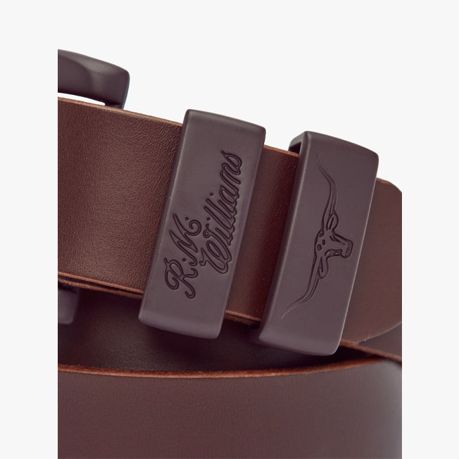 R.M. Williams Drover Leather Belt 38mm