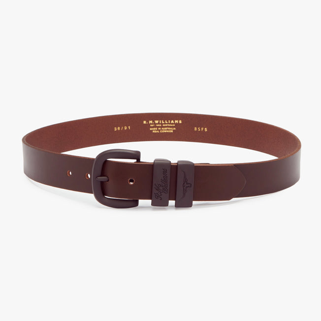 R.M. Williams Drover Leather Belt 38mm