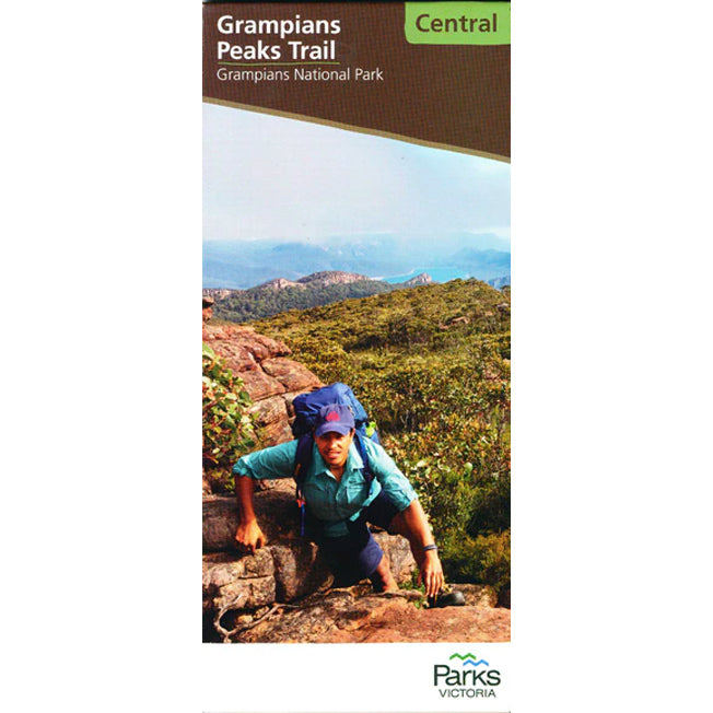 Parks Victoria Central Grampians Peaks Trail Map - Lattanzios