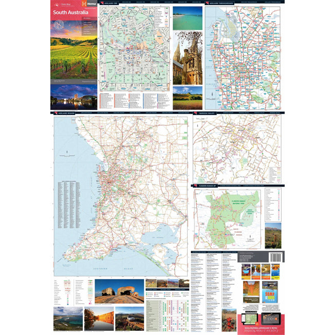 Hema South Australia State Map