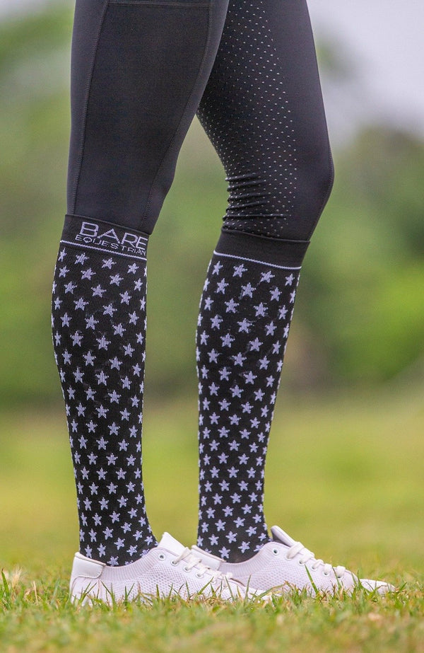 Bare Equestrian Star Compression Socks - Lattanzios