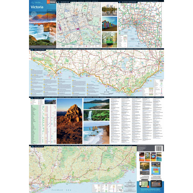 Hema Victoria State Map