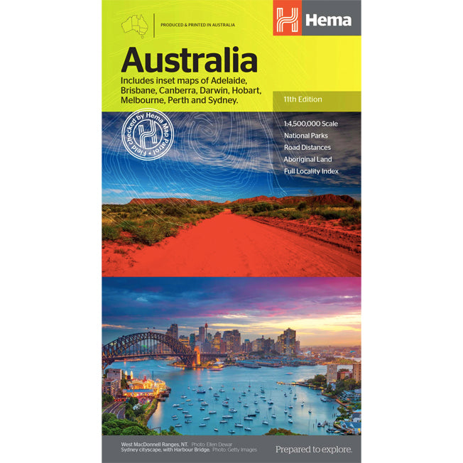 Hema Australia Large Map