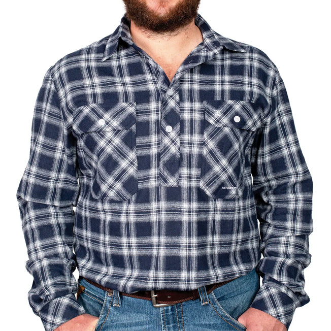 Just Country Mens Cameron LS Flannel Workshirt
