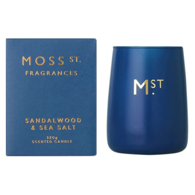 Moss St Scented Candle Sandalwood & Sea Salt
