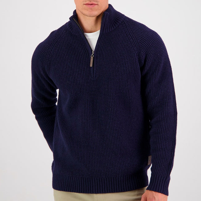 Swanndri Chalky Island Waffle Jumper