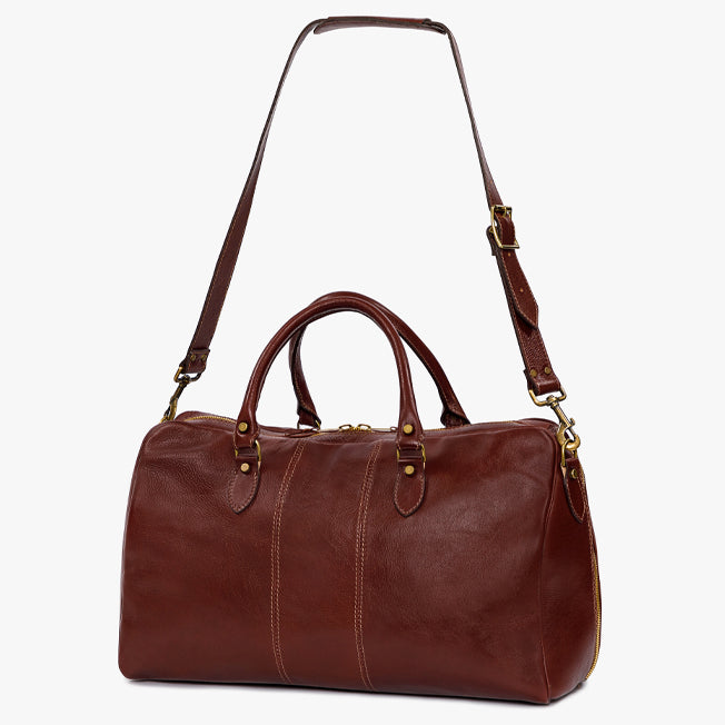 R.M. Williams Leather Duffle Bag