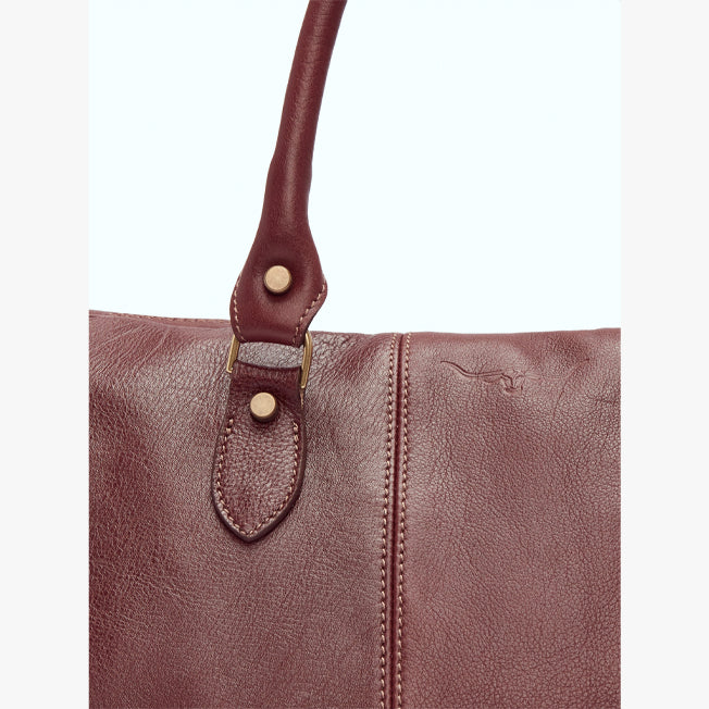 R.M. Williams Leather Duffle Bag