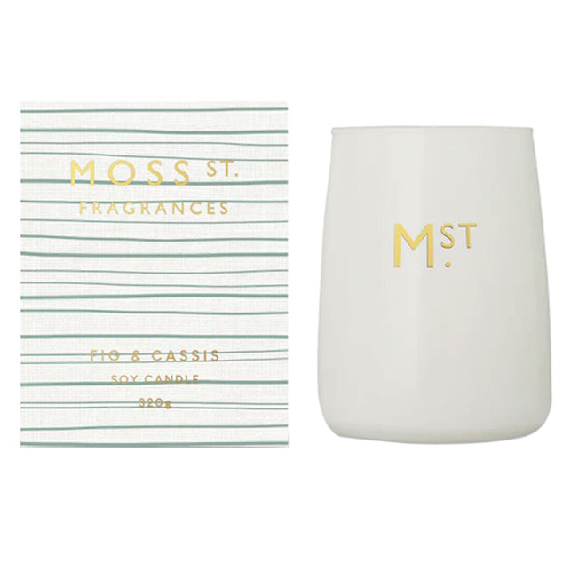 Moss St Scented Candle Fig & Cassis
