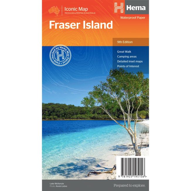 Hema Fraser Island Iconic Map