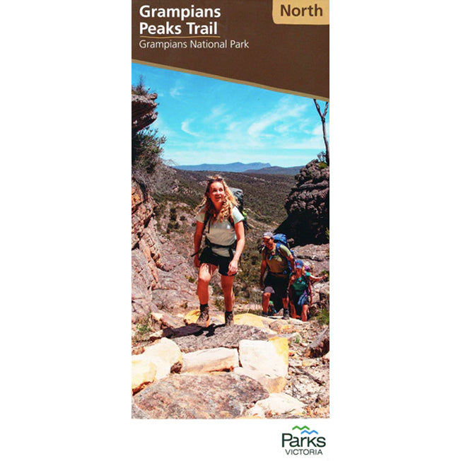 Parks Victoria North Grampians Peaks Trail Map - Lattanzios