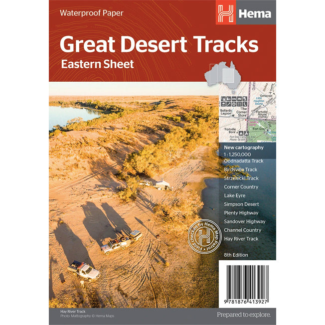 Hema Great Desert Tracks Eastern Sheet Map