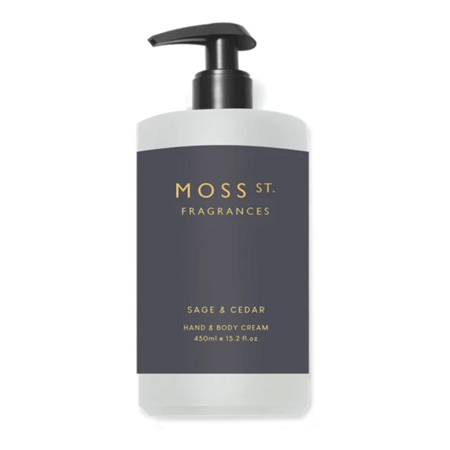 Moss St Hand & Body Cream Sage & Cedar