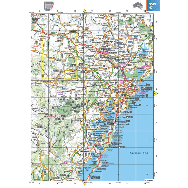 Hema Australia Road & 4WD Handy Atlas 13th Edition