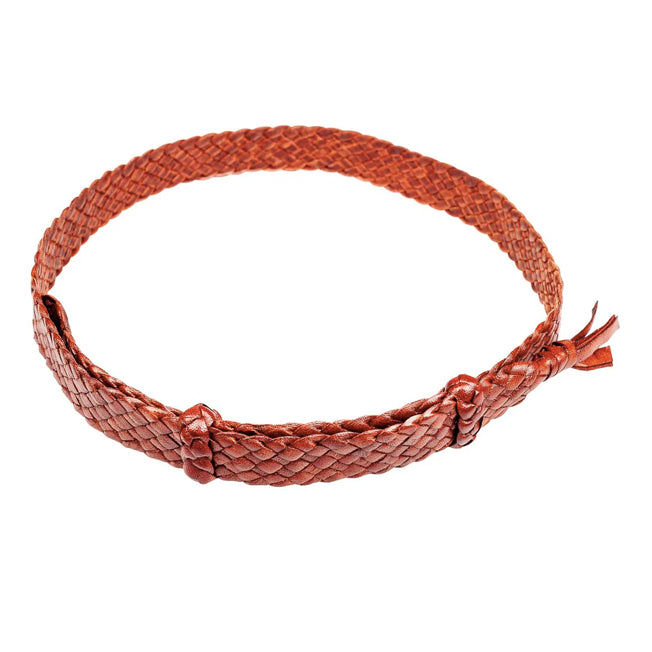 Badgery 8 Strand Leather Hat Band