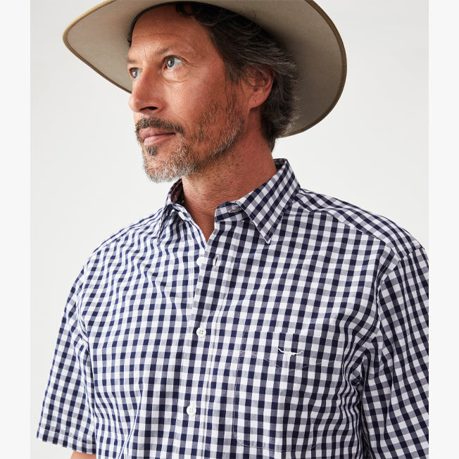 R.M. Williams Hervey Gingham Check Shirt