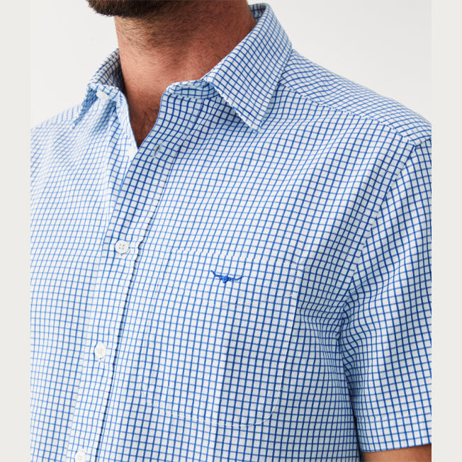 R.M.Williams Hervey Small Twill Check Shirt