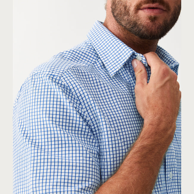 R.M.Williams Hervey Small Twill Check Shirt