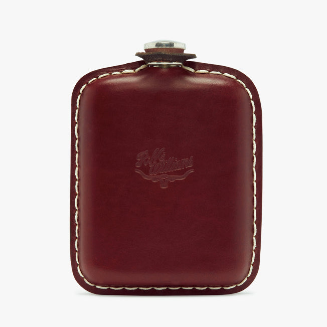 R.M.Williams Leather Covered Hip Flask