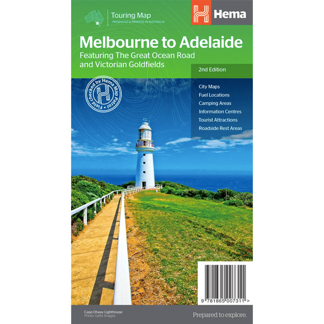 Hema Melbourne To Adelaide Touring Map