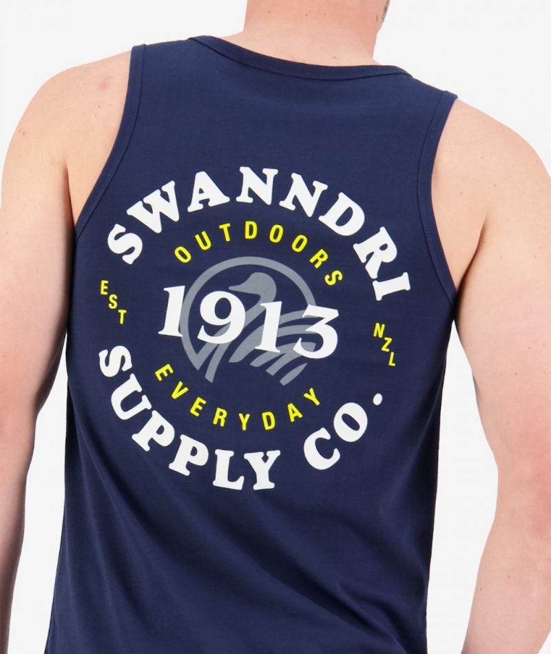 Swanndri Long Beach Mens Singlet