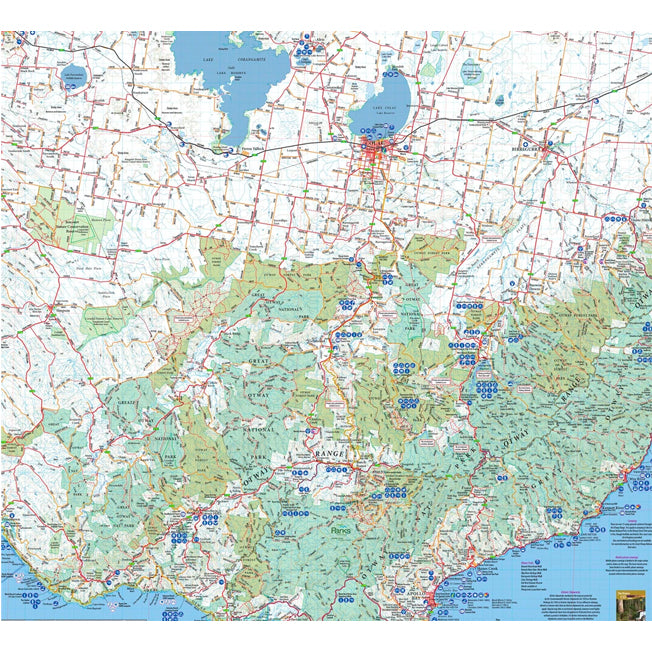 Meridian Maps The Otways 4WD Touring Map