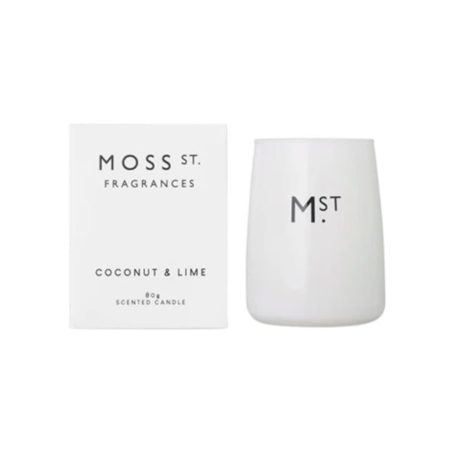Moss St Scented Candle Coconut & Lime