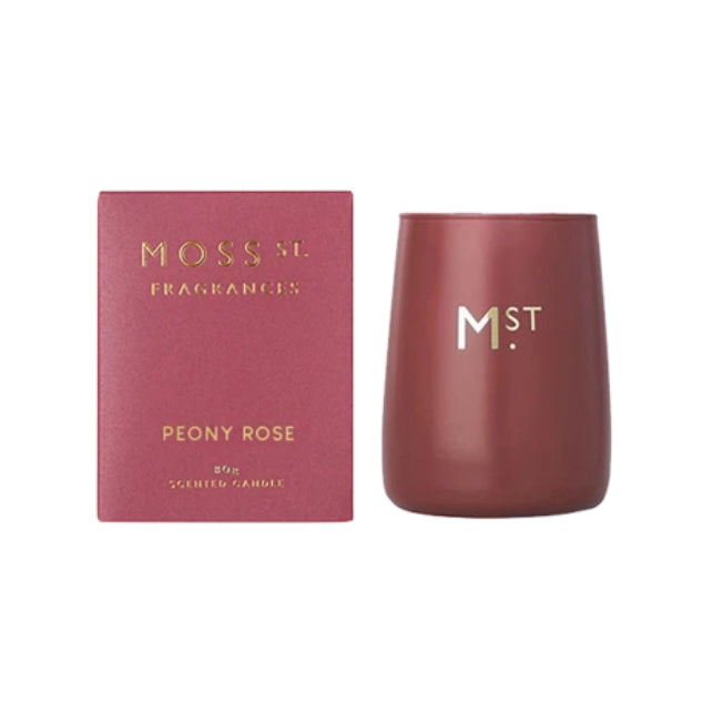 Moss St Scented Candle Peony Rose