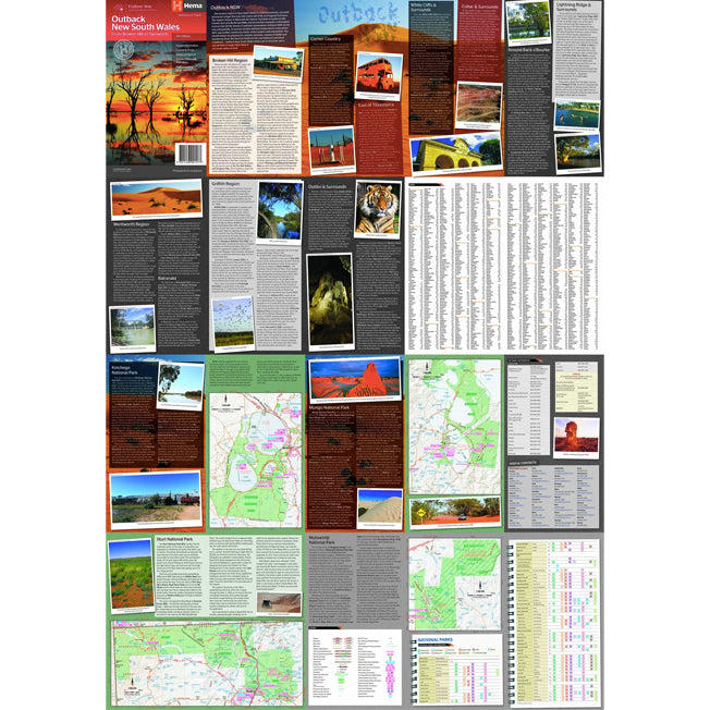 Hema Outback New South Wales Explorer Map