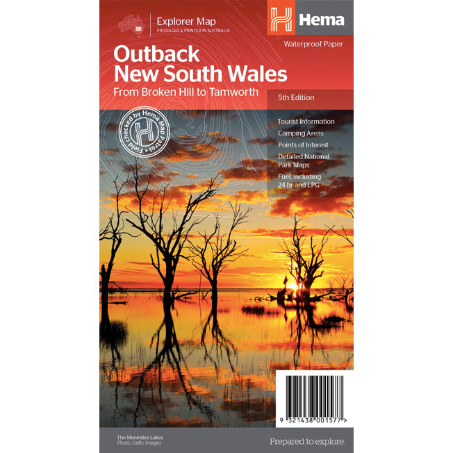 Hema Outback New South Wales Explorer Map