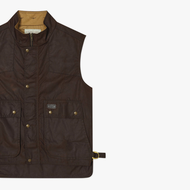 R.M. Williams Ringer Oilskin Vest