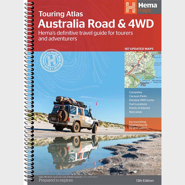 Hema Australia Road & 4WD Touring Atlas 13th Edition
