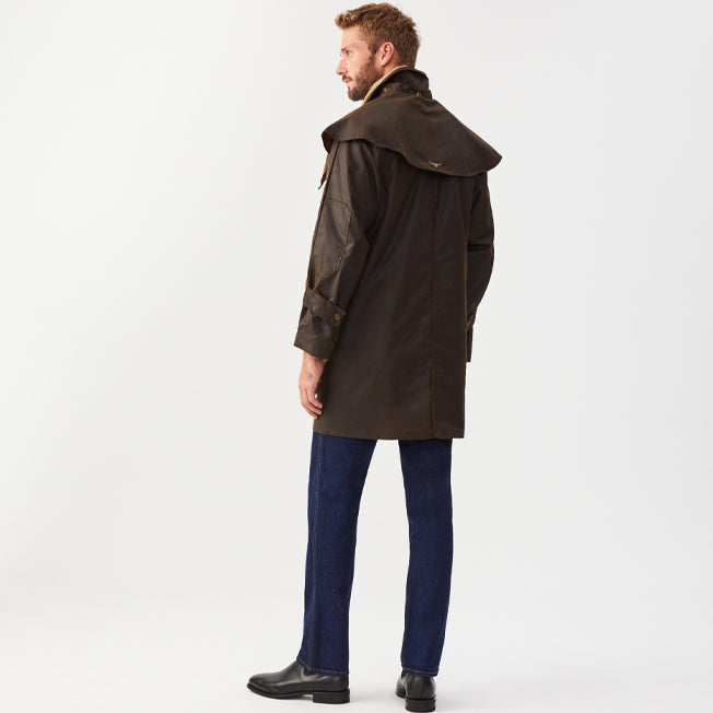 R.M. Williams Rouseabout 3/4 Oilskin Coat