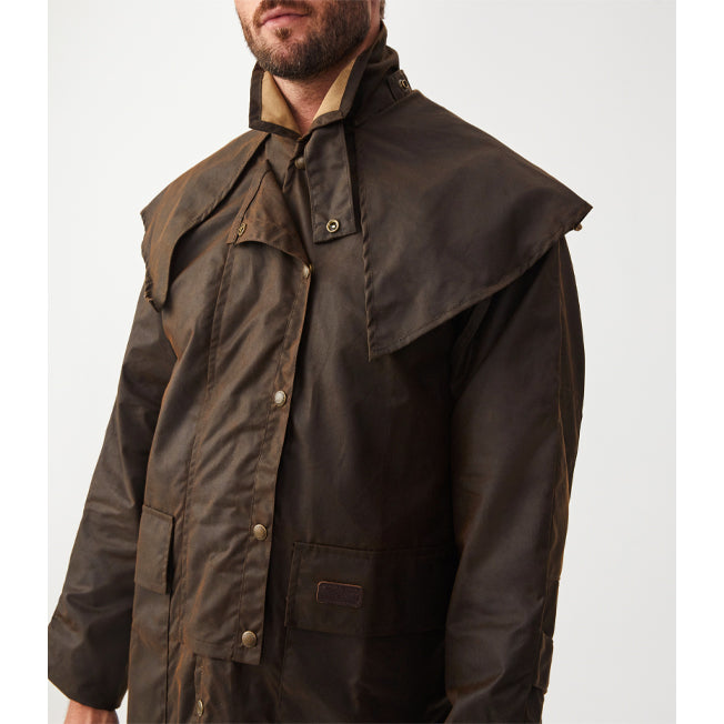 R.M. Williams Rouseabout 3/4 Oilskin Coat