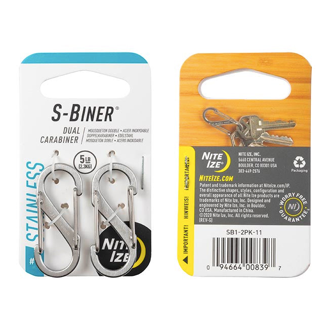 Nite Ize S Binder Stainless Steel