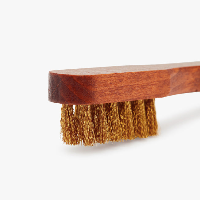 R.M. Williams Suede Brass Bristle Brush