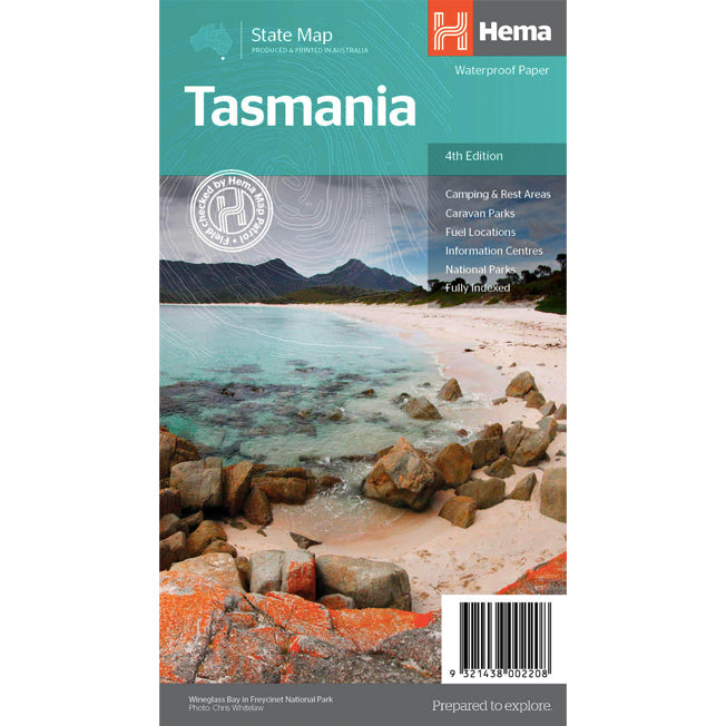 Hema Tasmania State Map