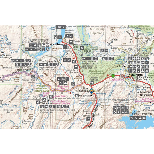 Hema The Kimberley Iconic Map
