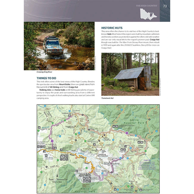 Hema The High Country Victoria Atlas & Guide