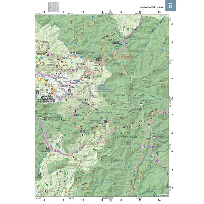 Hema The High Country Victoria Atlas & Guide