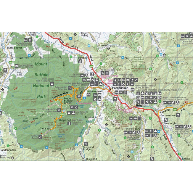 Hema The Victorian High Country Iconic Map