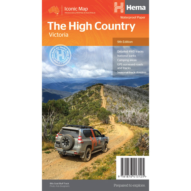 Hema The Victorian High Country Iconic Map